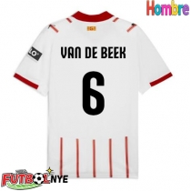 Camiseta Girona Donny van de Beek #6 Primera Equipación 2025-26 manga corta
